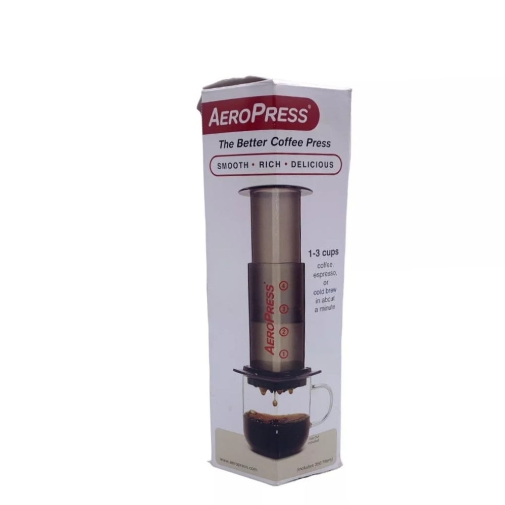 Aerobie AeroPress 1-3 Cup Coffee & Espresso Maker Travel
